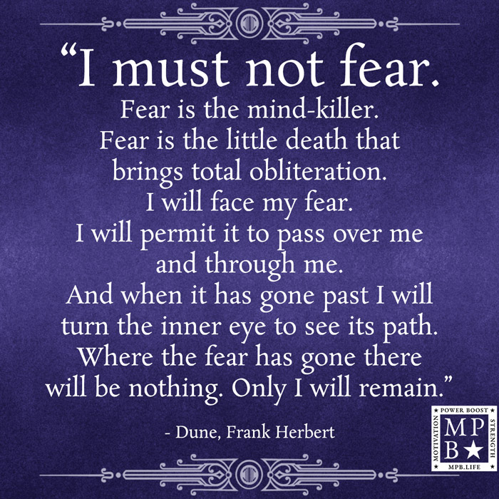 I Must Not Fear