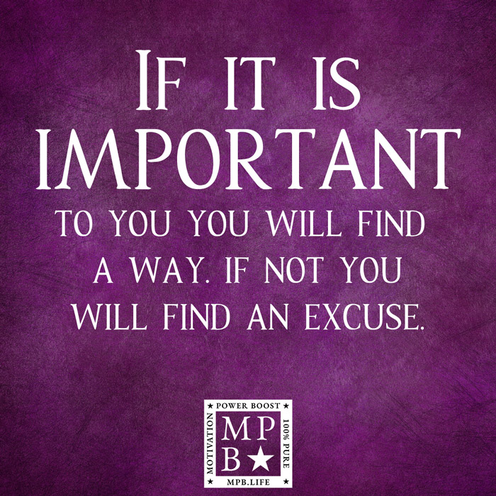 If It Is Important To You