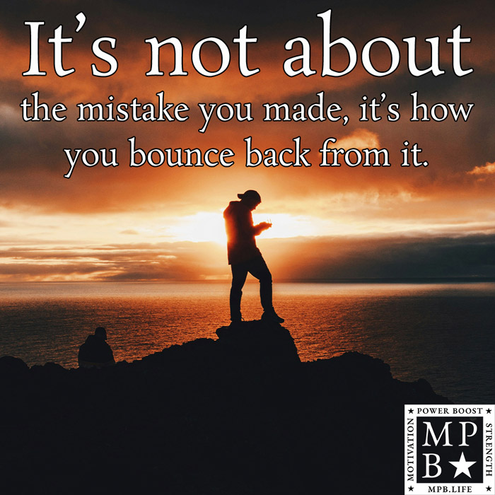 It's Not About The Mistake You Made