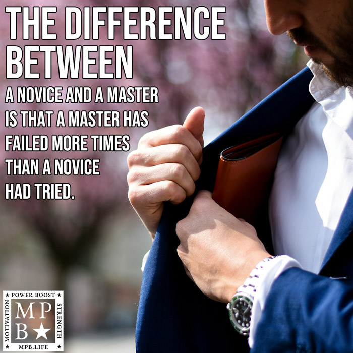 The Difference Between A Novice And A Master