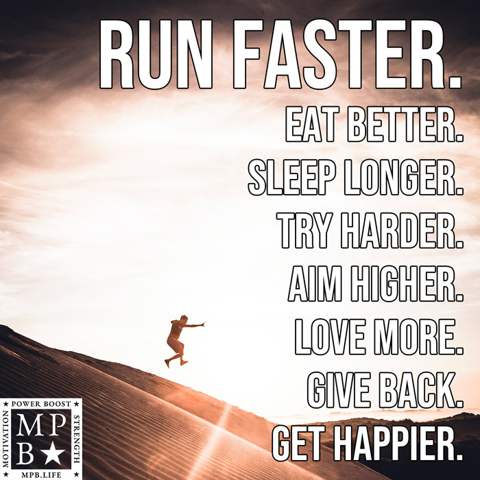 Run Faster Eat Better