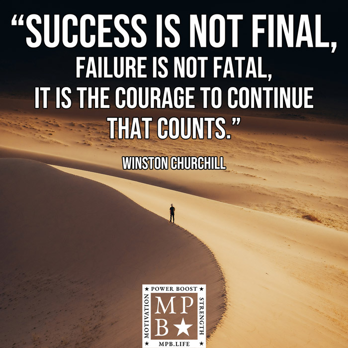 Success Is Not Final