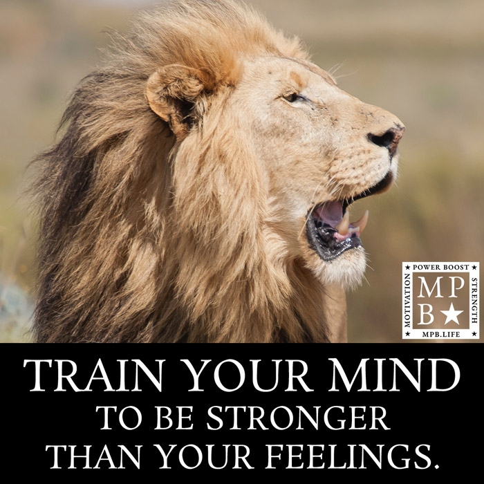 Train Your Mind To Be Stronger Than Your Feelings